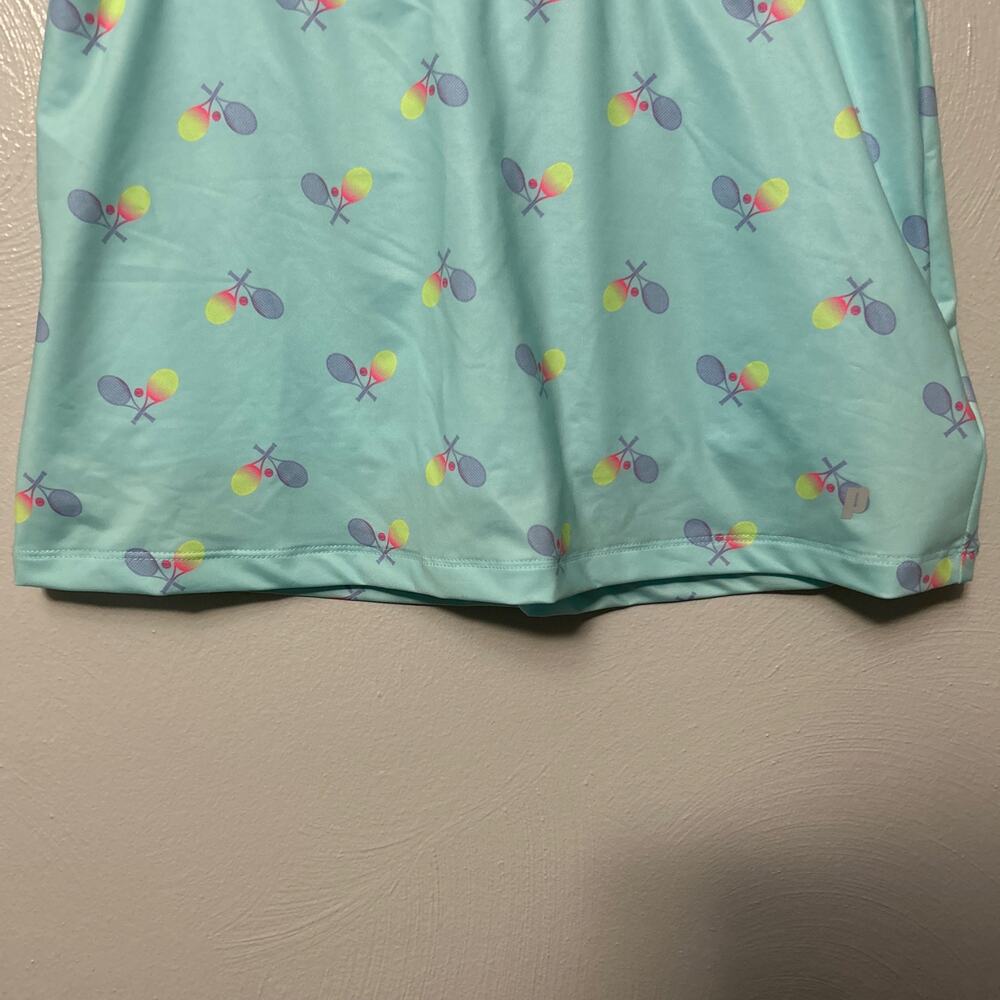 Prince Skort Girls Youth Blue Tennis Moisture Wicking Elastic Waist Large (14) - Picture 3 of 8